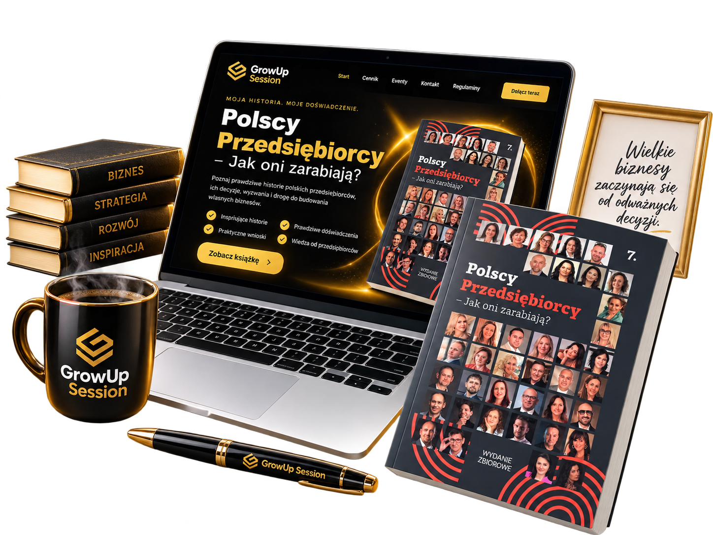 Polscy Przedsiębiorcy – Jak oni zarabiają? Książka i GrowUp Session